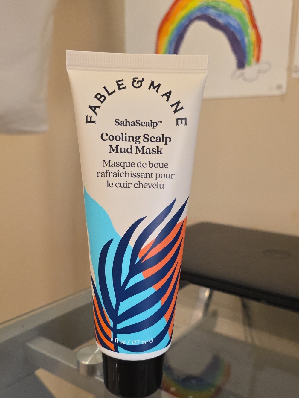 Fable & Mane Cooling Scalp Mud Mask - Blue & Orange
